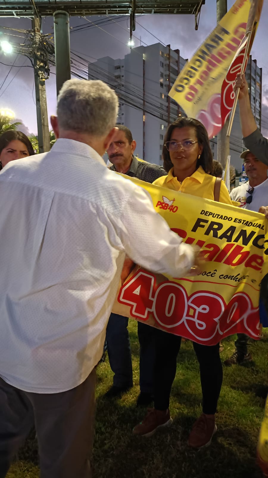 Francisco Gualberto em atividade de campanha em Sergipe — foto 5