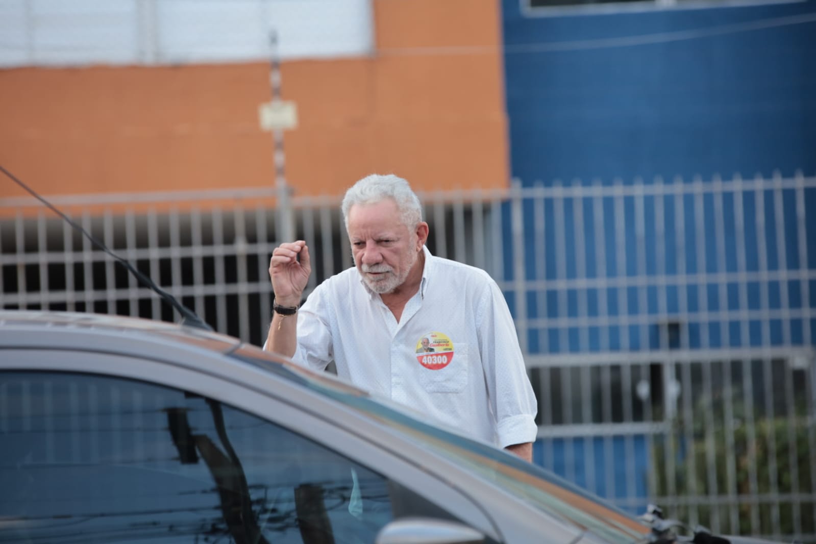 Francisco Gualberto em atividade de campanha em Sergipe — foto 2